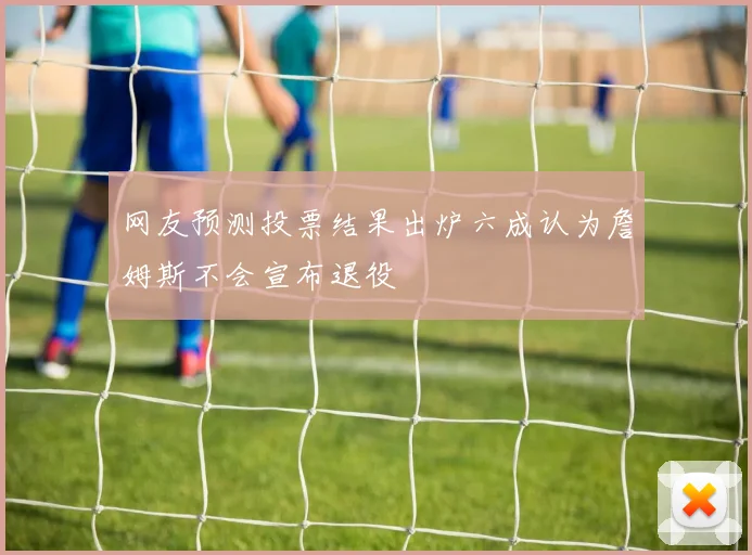 网友预测投票结果出炉六成认为詹姆斯不会宣布退役