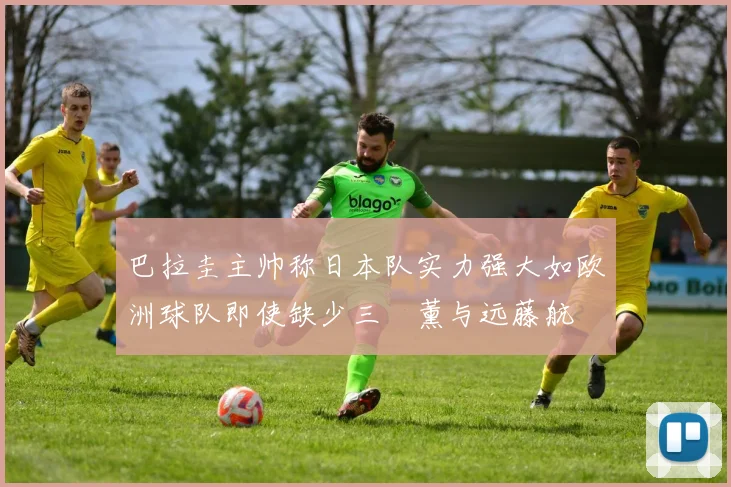 巴拉圭主帅称日本队实力强大如欧洲球队即使缺少三笘薰与远藤航